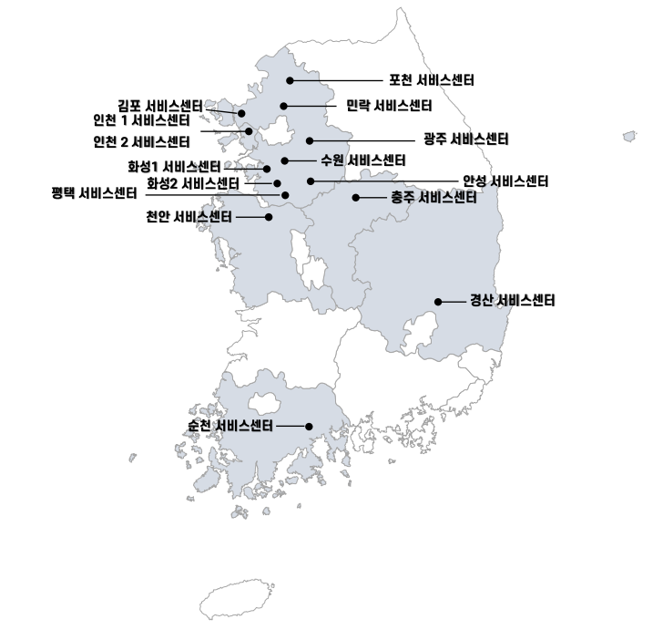 경기도 지도